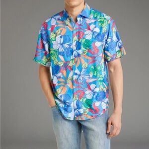 Tommy Bahama IslandZone Coconut Point Luau Camp Hawaiian Floral Shirt XL